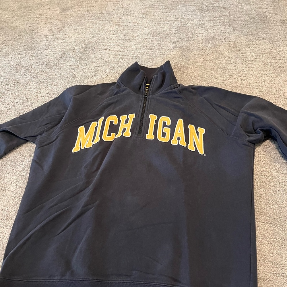 University of Michigan Forty Seven Brand Men’s quarter zip size large